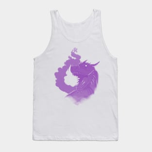 Dragon and Flame-Purple Version Tank Top